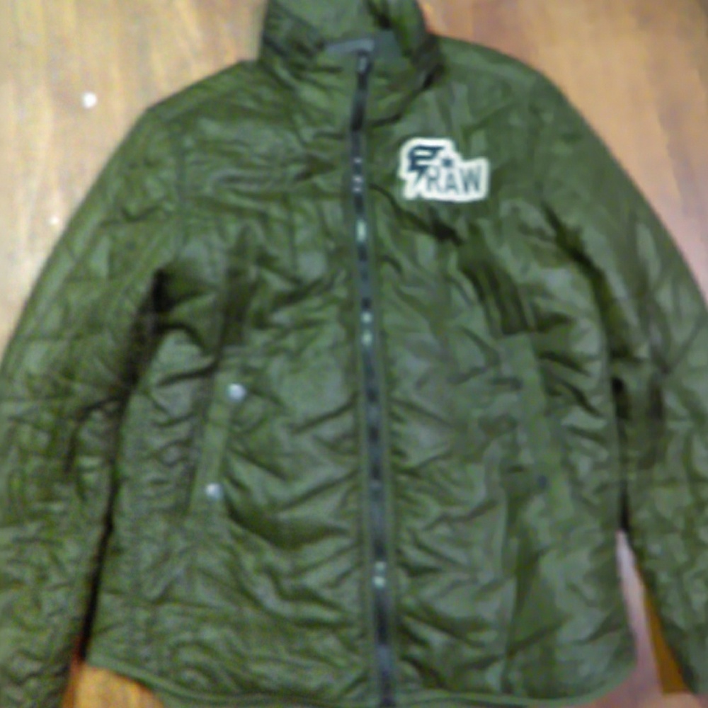 G star olive green warm overshirt